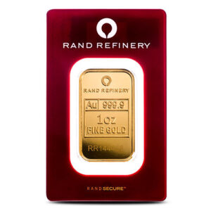 1 oz Rand Refinery Gold Bar For Sale (New w/ Red Assay)