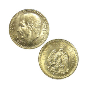 Buy 2.50 Peso Mexican Gold Coin (Random Year, Varied Condition)