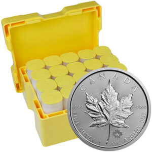 2018 Canadian Silver Maple Leaf Monster Box (500 Coins, BU)
