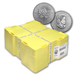 2019 Canadian Silver Maple Leaf Monster Box (500 Coins, BU)