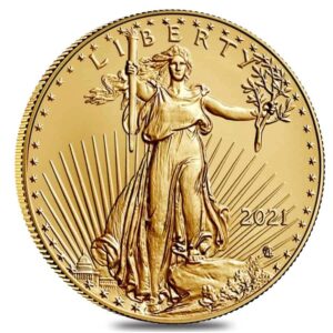 2021 1/4 oz American Gold Eagle Coin (Type 2)