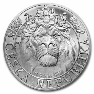 2022 1 Kilo Niue Czech Lion Silver Coin (BU)
