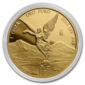 2022 1 oz Proof Mexican Gold Libertad Coin (In Capsule)
