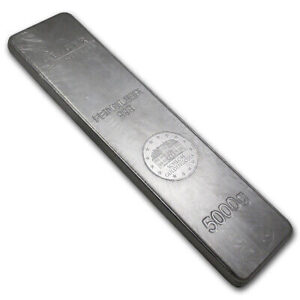 5000 Gram Geiger Security Line Silver Bar