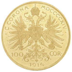 Buy 100 Corona Austrian Gold Coin (1908-1914, AU+)