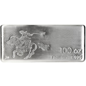 Buy 100 oz SilverTowne Pony Silver Bar (New)
