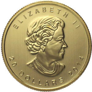 Buy 1/2 oz Canadian Gold Maple Leaf Coin (Random Year)