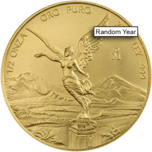 Buy 1/2 oz Mexican Gold Libertad Coin (Random Year)