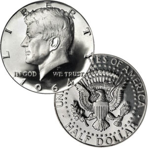 Buy 1964 90% Silver Kennedy Half Dollars ($500 FV, BU)
