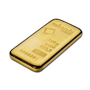 Buy 500 Gram Valcambi Cast Gold Bar (New w/ Assay)