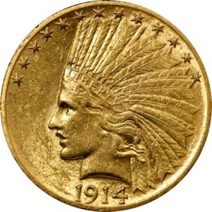 Pre-33 $10 Indian and Liberty Gold Eagle 2-Coin Set (AU+)