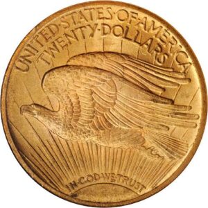 Pre-33 $20 Saint Gaudens Gold Double Eagle Coin (AU)